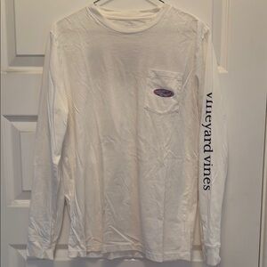 Vineyard Vines Boy’s White Long Sleeve Shirt